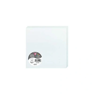 Abbildung von Clairefontaine 2159C Packung (mit 25 Doppelkarten Pollen, Gefaltet, 160 x 160mm) 210g, Blau