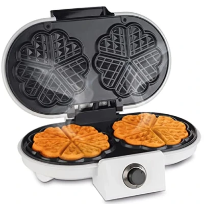 Abbildung von KORONA 2 in 1 Kombi Waffeleisen Doppelwaffeleisen 41020, 1200 W, weiß, Waffeln, Doppel Waffelmaker, Waffeleisen, Waffelautomat