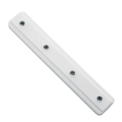 Abbildung von GARDINIA Schienenverbinder für Aluminium Vorhangschiene, 7 mm, 2 läufig, Weiß