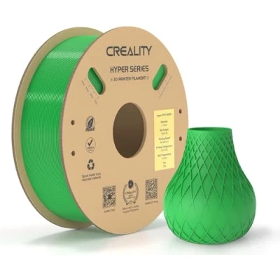Abbildung von Creality Hyper PETG Filament 1.75 mm, Hochgeschwindigkeits 30600 mm/s 3D Drucker PETG, Maßgenauigkeit ± 0.03 Passend für die Meisten Drucker, 1 KG (2.2 lbs) Spule (Grün)