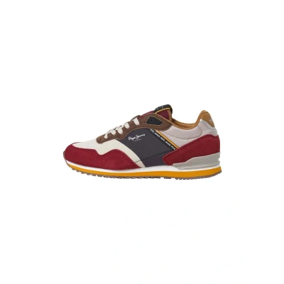 Abbildung von Pepe Jeans London LINK Sneaker low, Herren, Größe: 44, red dahlia Schuhe