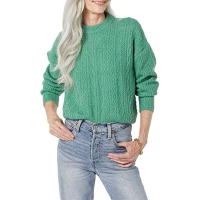 Abbildung von Amazon Essentials Damen Moderner Soft Touch Pullover Mit Rundhalsausschnitt (Erhältlich In Übergröße), Salbeigrün, S