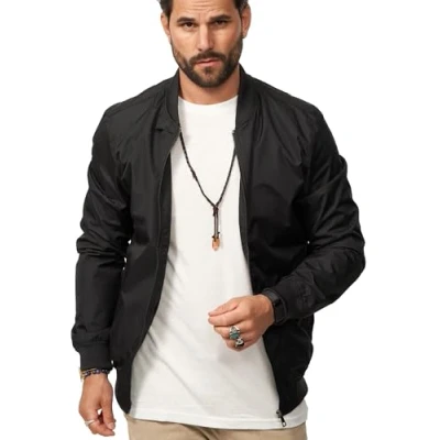 Abbildung von DAILY COTTON Blouson mit Baseball Kragen Herren Blousonjacke leichte Bomberjacke Übergangsjacke