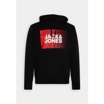 Abbildung von Jack &amp; Jones Jjecorp LOGO PLAY NOOS Kapuzenpullover, Herren, Größe: Small, Black
