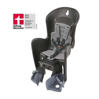 Abbildung von Kindersitz Für Hinten Polisport Bilby Maxi Gepäckträgerbefestigung (CFS) Schwarz/Grau