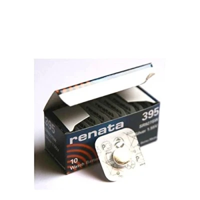 Abbildung von Renata 395 SR927SW SB AP Silberoxid Uhrenbatterie 1,55 V Blisterpackung verpackt
