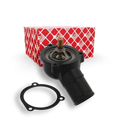 Abbildung von FEBI BILSTEIN 22586 Kühlwasserthermostat 85 mit Dichtung CITROËN: XM II Schrägheck, Jumper I Pritsche/Fahrgestell, PEUGEOT: Boxer Kastenwagen