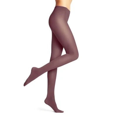 Abbildung von Falke PURE MATT 50 Denier Semiopaque Strumpfhose, Damen, Größe: S/M, Roan rouge