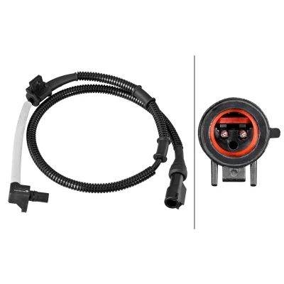 Abbildung von HELLA 6PU 358 218 521 ABS Sensor Vorderachse links Induktivsensor 2 835