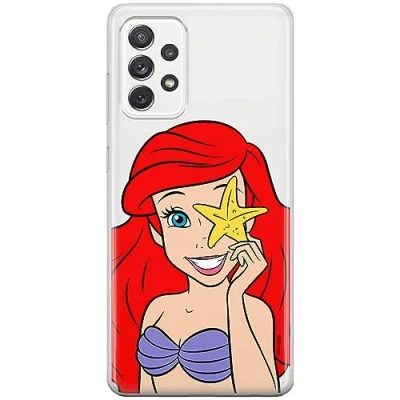 Abbildung von ERT GROUP Handyhülle für Samsung A33 5G Original und offiziell Lizenziertes Disney Muster Ariel 009 optimal an die Form des Handy angepasst, teilweise transparent