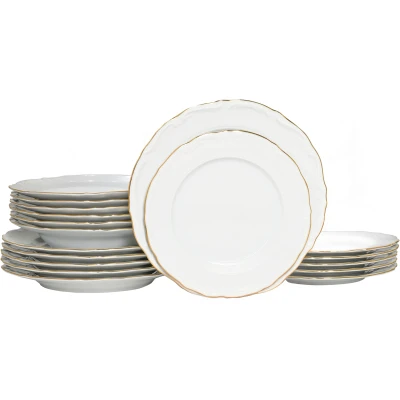 Abbildung von CreaTable Geschirr Set 24321, Serie Maria Theresia Gold