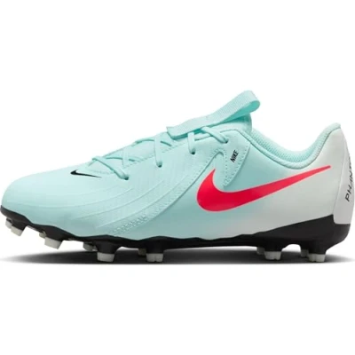 Abbildung von NIKE Herren Jr. Phantom GX 2 Academy Sneaker, Mint Atomic Red Off Noir, 34 EU