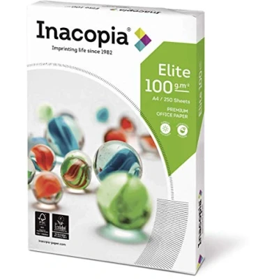 Abbildung von Premium Bewerbungspapier Super White A4, 100 g/m², 500 Blatt (2x 250 Blatt) // in 1A Qualität mit hoher Opazität, Farbkontrast und Bildschärfe