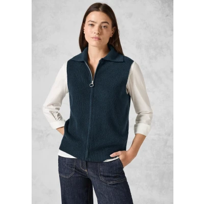 Abbildung von Cecil ÄRMELLOSE Weste, Damen, Größe: Medium, Blau