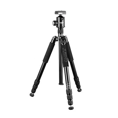 Abbildung von JUSINO Aluminium Traveller Tripod Reisestativ mit Kugelkopf TK 284 + BT 02