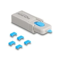 Abbildung von Delock Type C™ Port Blocker Set für Buchsen 5 Stück + Verschlusswerkzeug