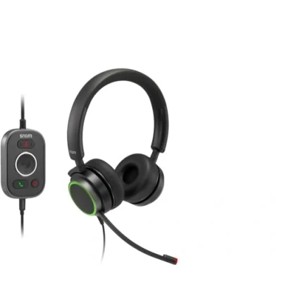 Abbildung von Snom A330D Kabelgebundenes Over Ear Headset Mit Mikrofon Kabellos, Kopfhörer Kabel, Gaming Wireless &amp; Passiver Geräuschunterdrückung Telefon 00004598