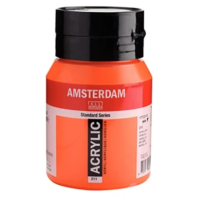 Abbildung von Artequipment Amsterdam Standard Serie Acryl Gefäß Zinnoberrot 311