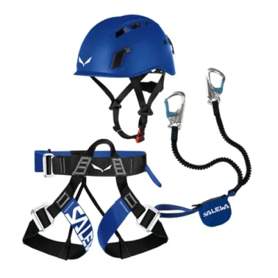 Abbildung von Salewa Unisex Adult KIT ATTAC/VF EVO/TOXO 3.0 Via Ferrata, Black/Blue, One Size