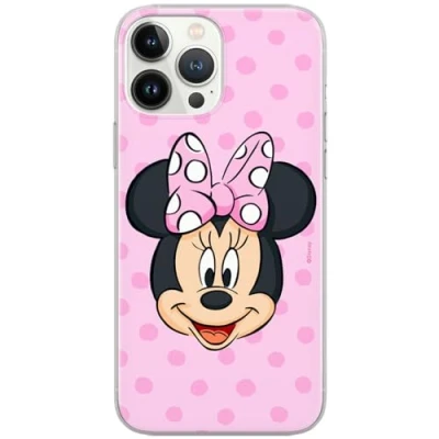 Abbildung von Handyhülle Minnie 057 Disney Full Print Pink kompatibel mit Samsung Galaxy S24