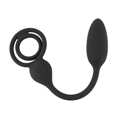 Abbildung von Penis /Hodenring mit Vibro Analplug
