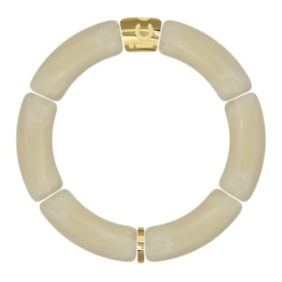 Abbildung von ICE Jewellery Bella Armband Full Pearl Beige Modisches für Damen, Einheitsgröße, Acryl, Acryl