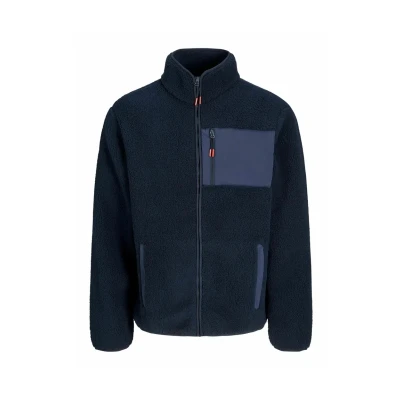 Abbildung von Jack &amp; Jones Fleecejacke, Herren, Größe: Large, Sky captain