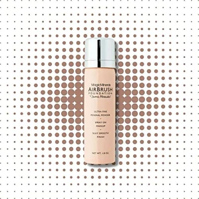 Abbildung von Jerome Alexander Magic Minerals AirBrush Foundation Spray Make up Integriertes mit Hautpflege feuchtigkeitsspendend (Medium/Dark, 30 ml)