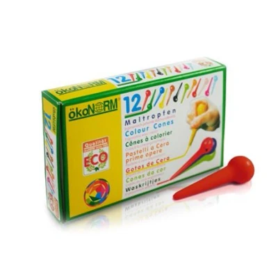 Abbildung von ökoNORM Maltropfen Pin im Pappetui 12 Farben Color 12Stk