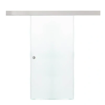 Abbildung von Glasschiebetür SAPHIR 205 x 105 cm Milchglas
