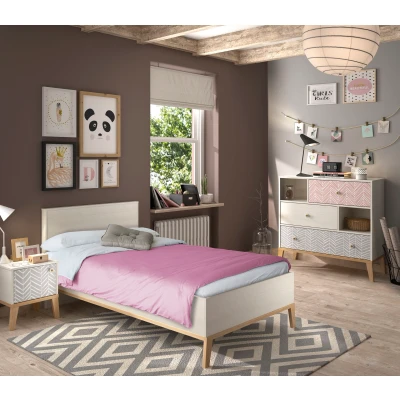 Abbildung von Gami Jugendzimmer Set &quot;Alika&quot;, (Set, 3 St., Bett, Nachttisch, Schreibtisch)