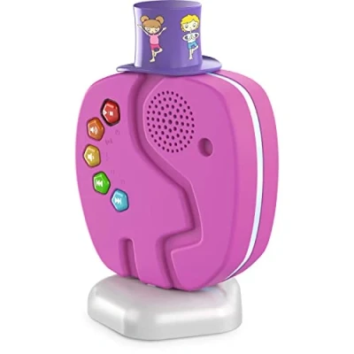 Abbildung von TechniSat TECHNIFANT Audioplayer und Bluetooth Lautsprecher für Kinder (inkl. Nachtlicht, mit MP3 bespielbarem Hütchen leistungsstarkem Akku)