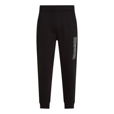 Abbildung von Calvin Klein Horizontal LOGO Jogginghose, Herren, Größe: XXL, Black
