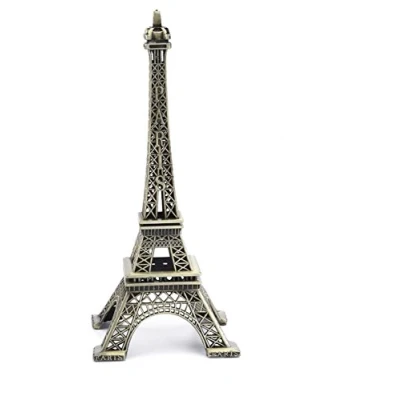 Abbildung von PROW® 15cm Paris Eiffelturm Eisen Handwerk Architektur Modell Desktop Home Dekoration Kunst Geschenk, Bronze