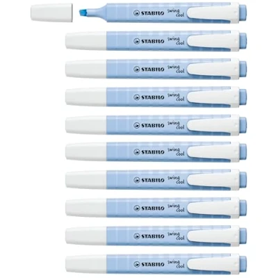 Abbildung von Textmarker STABILO swing cool Pastel 10er Pack Wolkenblau