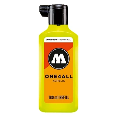 Abbildung von Molotow ONE4ALL Refill Acryl, Farbe 236 giftgrün 180 ml,Nachfülltinte für Permanentmarker