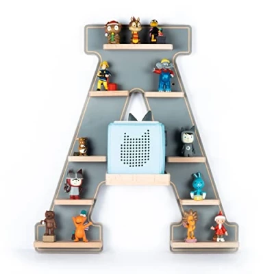 Abbildung von VCM Wandregal Holz Regal Buchstabe A für Toniebox Tonies Figuren, 1 tlg.