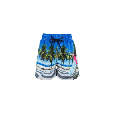 Abbildung von Zigzag Badeshorts für Kinder, Größe: 110, Safety yellow