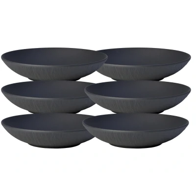 Abbildung von Villeroy &amp; Boch Manufacture Rock Schale flach 24 cm Set6