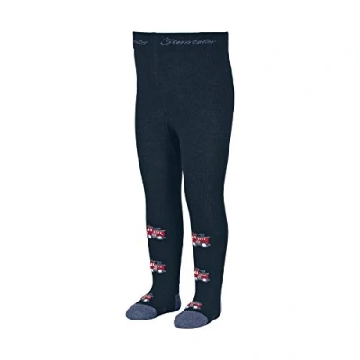 Abbildung von Sterntaler Baby Jungen Feuerwehr Strumpfhose, Marine, 68