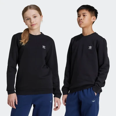 Abbildung von adidas Originals CREW Junior Unisex Sweatshirt für Kinder, Größe: 128, Black