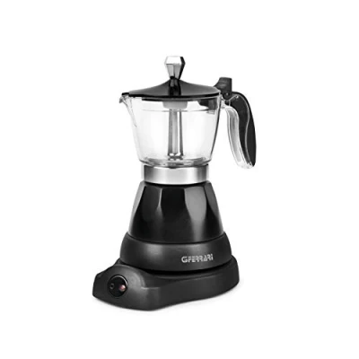 Abbildung von G3 Ferrari G10028, Elektrische Espressokanne, Gemahlener Kaffee, 400 W, Schwarz