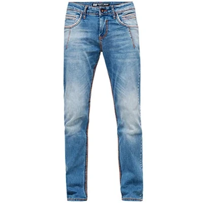 Abbildung von Rusty Neal Straight Jeans in modischer Used Optik