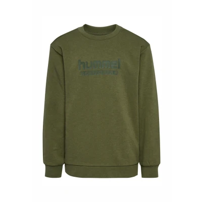 Abbildung von Hummel BASE Sweatshirt für Kinder, Größe: 104/110, Winter moss
