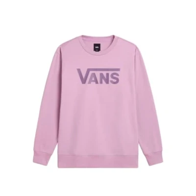 Abbildung von Vans Damen Drop V Logo BFF Crew B Sweatshirt, Purple, L