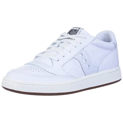 Abbildung von Saucony Damen Jazz Court PU Sneaker Farbe: Weiß/Coral (8); Größe: EUR 38 US 7 UK 5