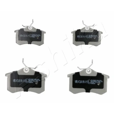 Abbildung von ASHIKA 51 00 00002 Bremsbelagsatz Hinterachse VOLKSWAGEN: GOLF 3, 2, Passat B3/B4 Variant, SEAT: Ibiza Cordoba I Vario, TOLEDO 1