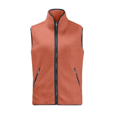 Abbildung von Jack Wolfskin Damen High Curl Vest Weste, Warm Amber, XS EU