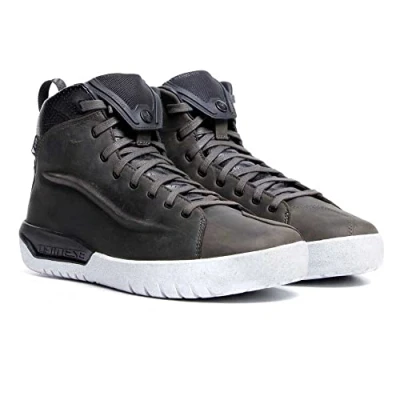 Abbildung von Dainese Metractive D WP Shoes, Motorradschuhe Leder Wasserdicht, Herren, Rauchgrün/Weiß, 41