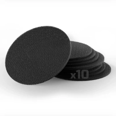 Abbildung von Mtutu 10 Stücke 35ppi Aktivkohlefilter 155mm Rund Universal Kohlefilter Ersatz Fettfilter &amp; Geruchsfilter für Umluftbetrieb in Tragbaren Dunstabzugshauben Zubehör Mini Dunstabzugshaube